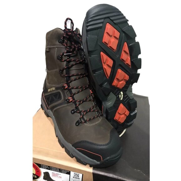 Irish Setter Crosby Waterproof Nano Carbon Safety Toe Work Boots 83830 Men's 8 - Picture 7 of 14